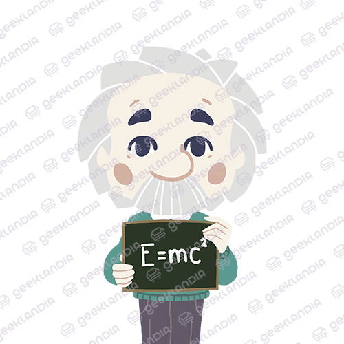 Estampa DTF Têxtil Albert Einstein Fofo
