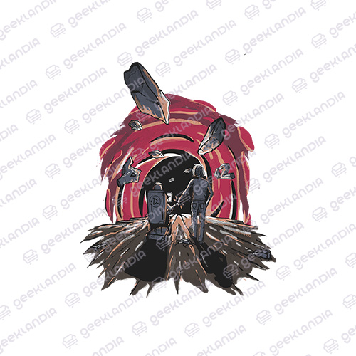 Estampa DTF Têxtil Buraco Negro