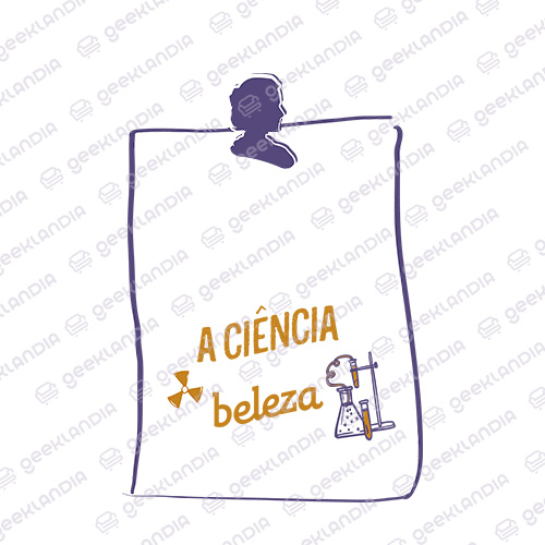 Estampa DTF Têxtil Ciencia Bela