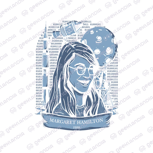 Estampa DTF Têxtil Margaret Hamilton