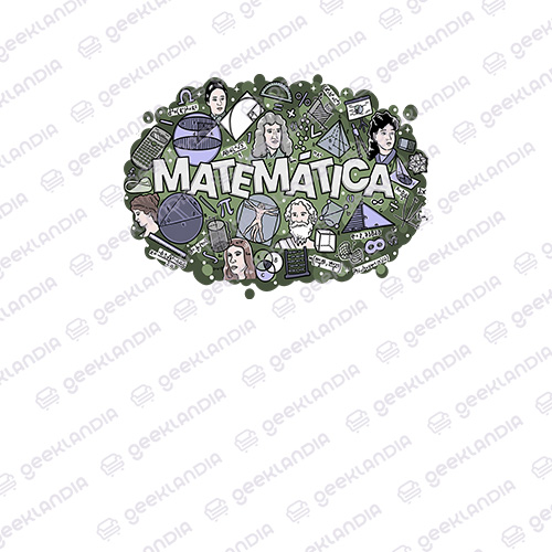 Estampa DTF Têxtil Matematica