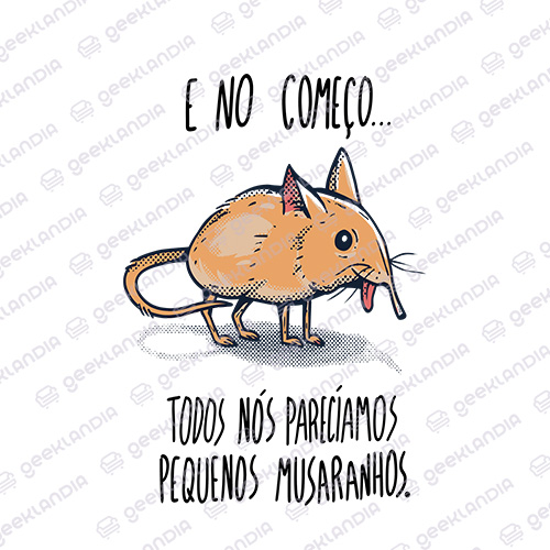 Estampa DTF Têxtil Musaranho