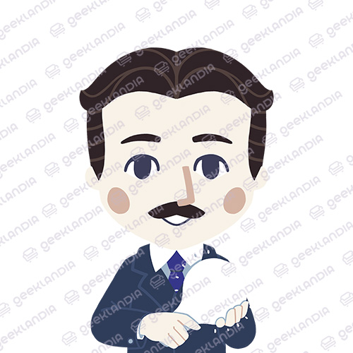 Estampa DTF Têxtil Nikola Tesla Fofo