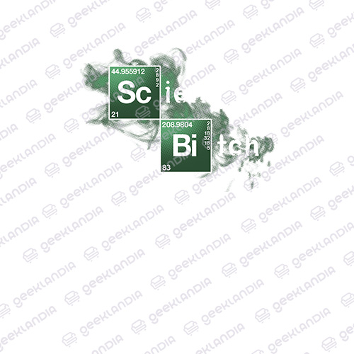 Estampa DTF Têxtil Science Bitch
