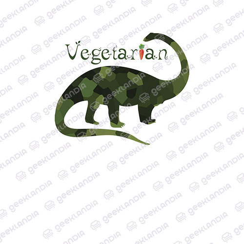 Estampa DTF Têxtil Vegetarian