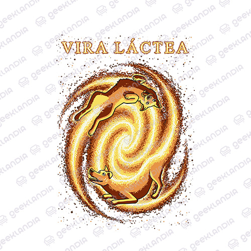 Estampa DTF Têxtil Vira Lactea