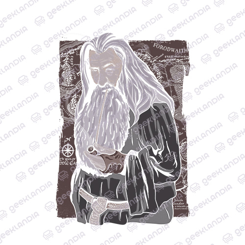 Estampa DTF Têxtil Gandalf