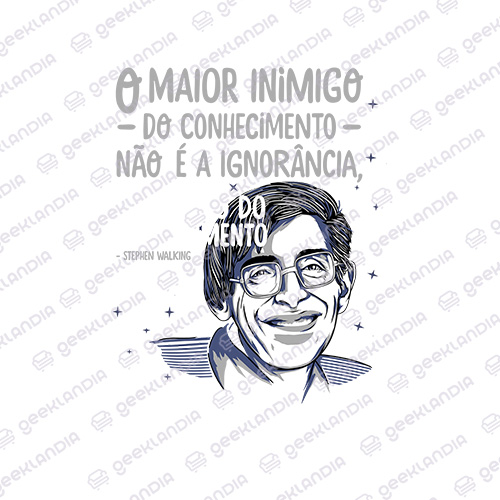 Estampa DTF UV Conhecimento