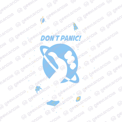 Estampa DTF UV Dont Panic