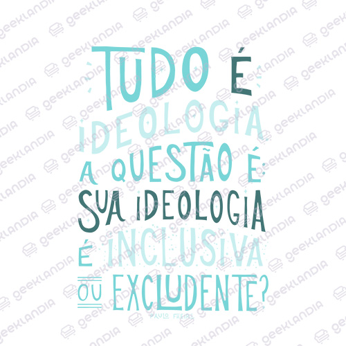 Estampa DTF UV Ideologia