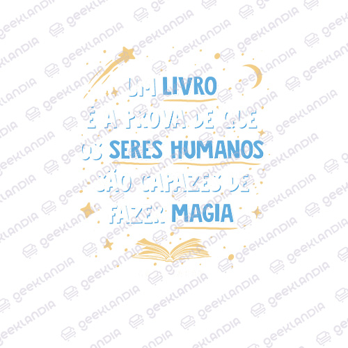 Estampa DTF UV Livros