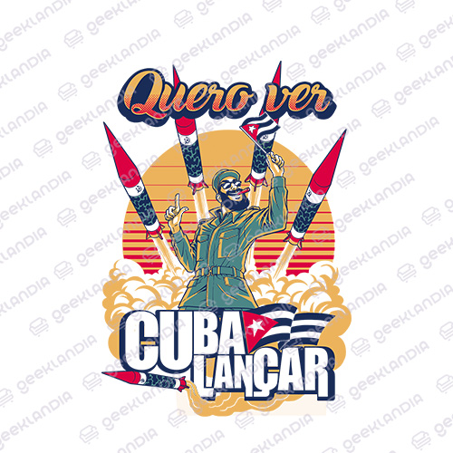 Estampa DTF UV Quero Ver Cuba Lancar